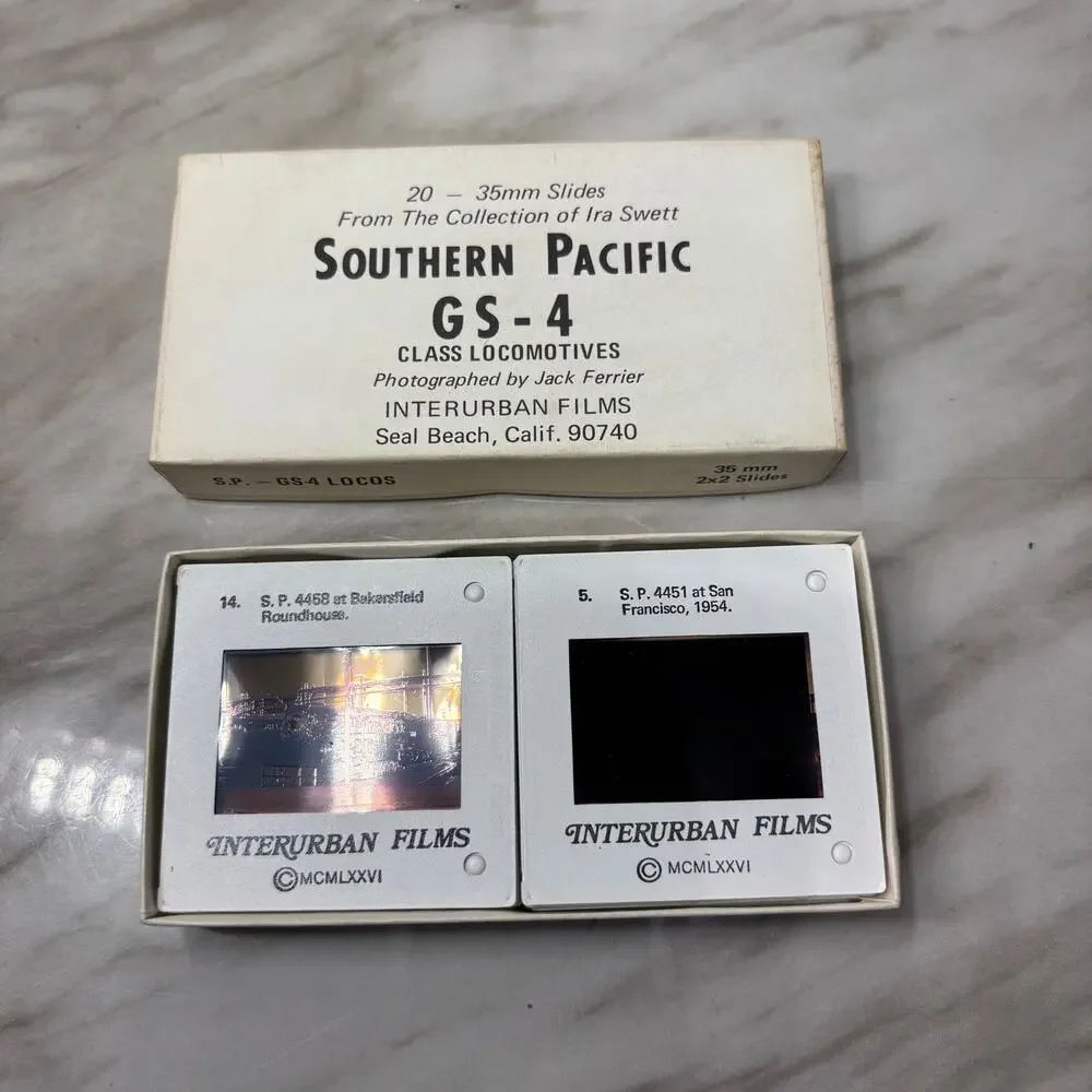 Vintage Southern Pacific GS-4 35mm Film Slides Set of 20